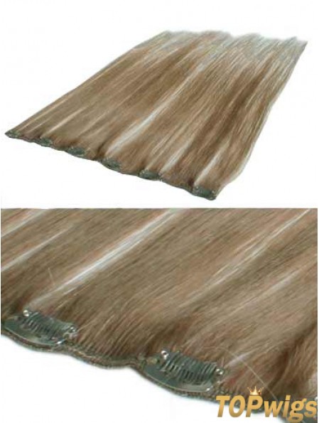 Perfect Blonde Straight Remy Human Hair Clip In Hair Extensions