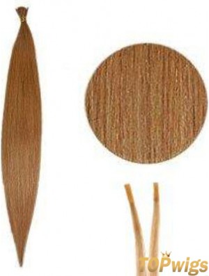 Auburn Straight Stick/I Tip Hair Extensions