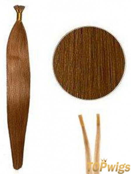 Auburn Straight Stick/I Tip Hair Extensions