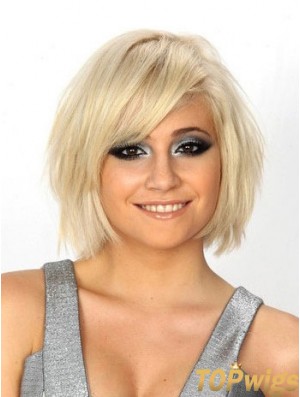 Bob Wigs UK 100% Hand Tied Straight Style Chin Length