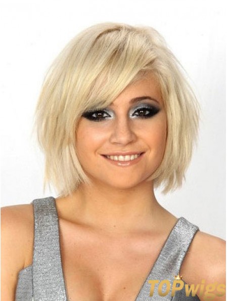 Bob Wigs UK 100% Hand Tied Straight Style Chin Length