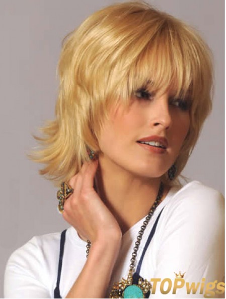 Short Human Hair Wavy Women Wigs Wavy Style