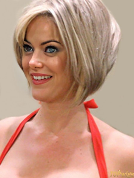 Remy Human Blonde Straight Layered  Wig Line For Sale