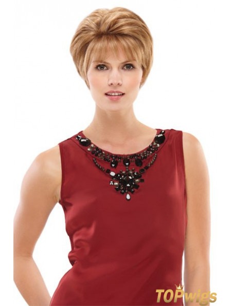 Boycuts Short Blonde Straight Style Petite Wigs