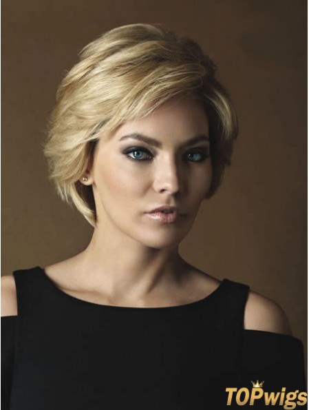 Lace Front Wigs Cheap Layered Cut Straight Style Short Length