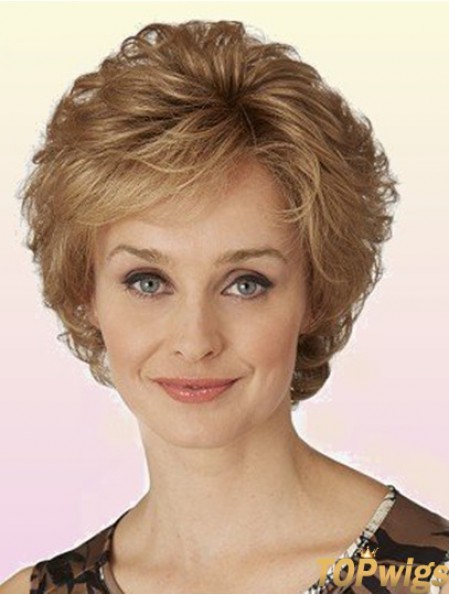 Short Human Hair Wigs UK Classic Blonde