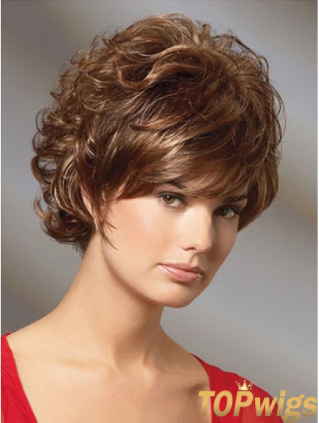 Curly Auburn Gorgeous Short Classic Wigs