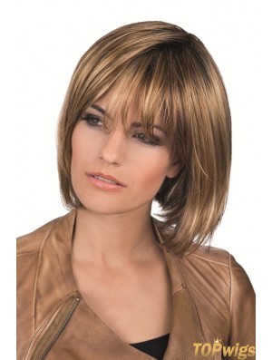 Chin Length Straight Human Hair  Best Bob Wigs