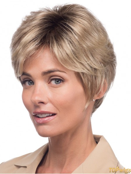 Straight Short 8 inch Great Human Hair Wigs UK