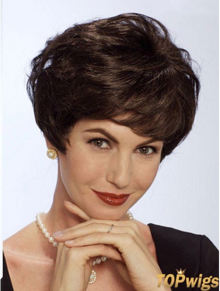 Straight Brown Fashionable Short Classic Wigs