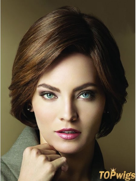 Layered Short Brown Straight Popular Petite Wigs