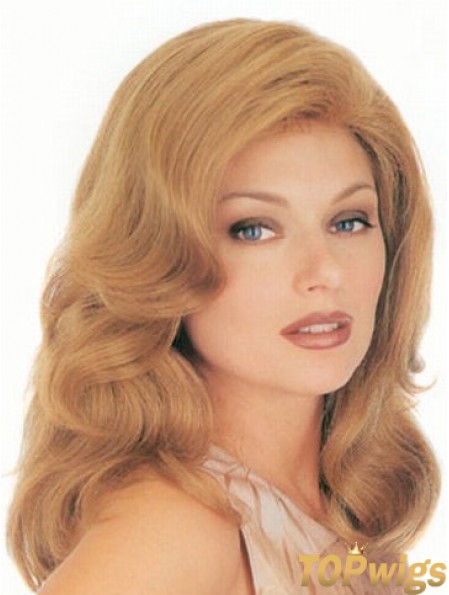 Wavy Blonde Convenient Long Classic Wigs