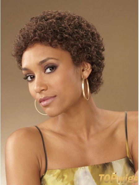 African Curly Women Short Synthetic Wigs 10 Inch