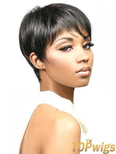 African Wigs Synthetic Capless Cropped Wigs