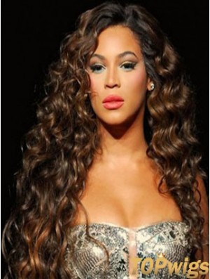 Brazilian Capless Curly Long Auburn  Curli Remi Hair