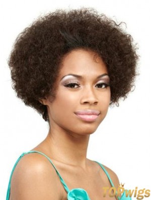 Black Women Human Hair Front Lace Wigs Short 