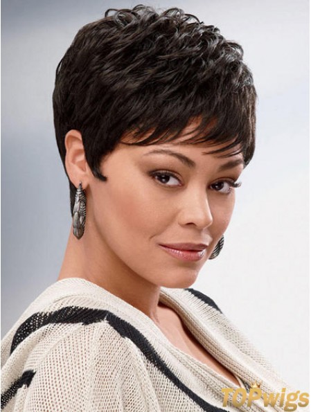 Short Synthetic Capless Wigs For African American