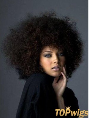 Hairstyles 14 inch Long Kinky Wigs For Black Women