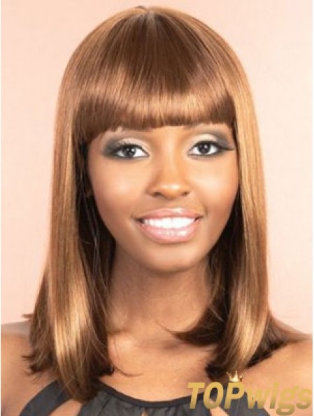 Cheap African Wigs Straight Style Bobs Cut Shoulder Length