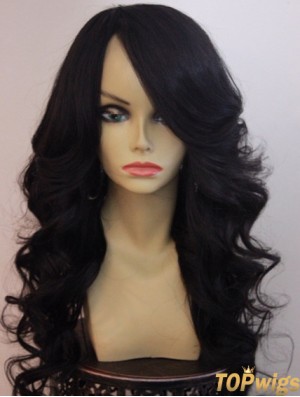 20 inch Lace Front Long Wavy With Bangs Best Front Lace Wigs For Black Woman UK