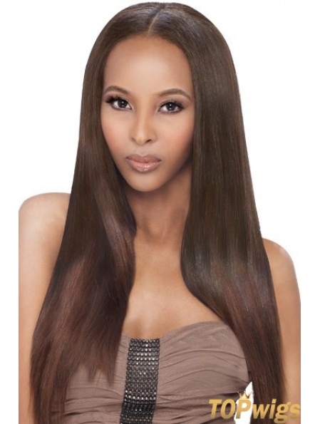 Long Auburn Yaki Without Bangs Fabulous African American Wigs