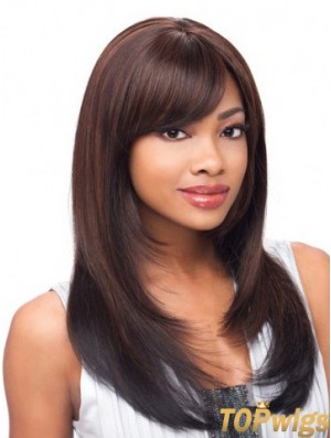 Yaki Layered Long Auburn Cheap Lace Front Wigs