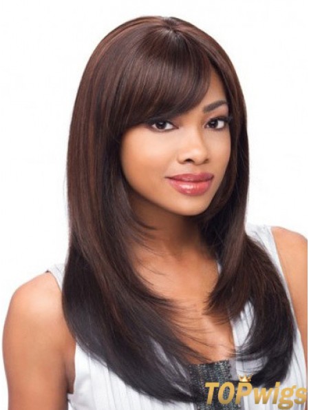 Yaki Layered Long Auburn Cheap Lace Front Wigs