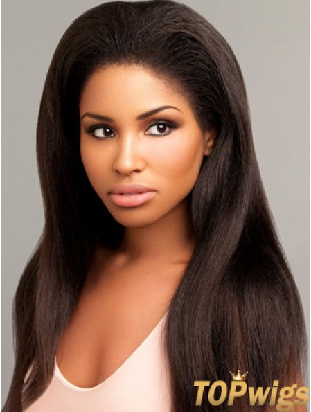 African Human Hair Wigs UK With Lace Front Yaki Style