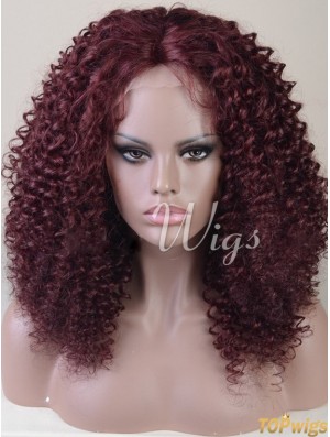 Ideal 14 inch Long Kinky Wigs For Black Women