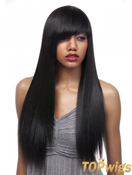 24 inch Black Lace Front Wigs For Black Women