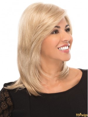 With Bangs 14 inch Shoulder Length Straight Gorgeous Medium Wigs