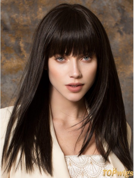 Best Synthetic Wigs With Bangs Straight Style 