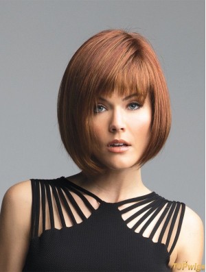 Auburn Synthetic Fashion Bob Women Wigs