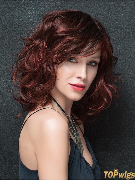 Wavy Auburn Best Shoulder Length Classic Wigs