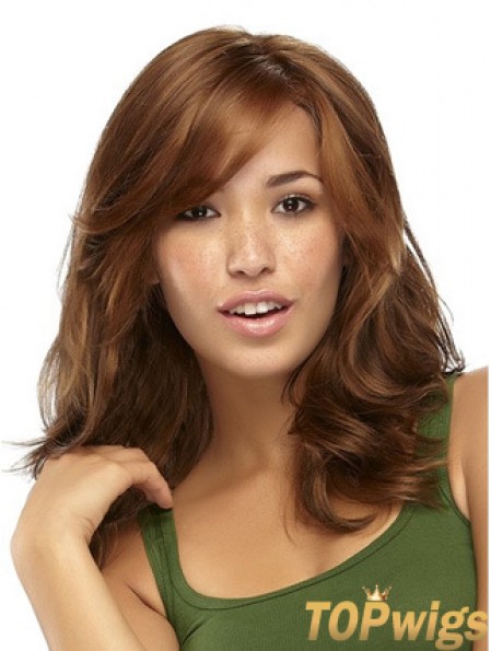 Realistic Synthetic Wigs With Capless Wavy Style Long Length