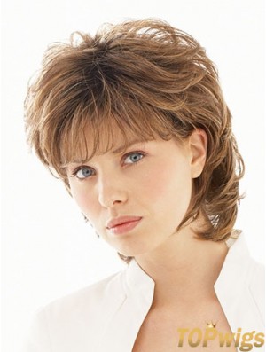 Wavy Brown Good Short Classic Wigs