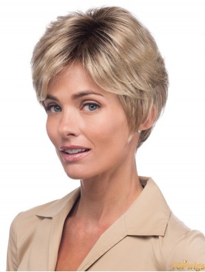 Short Wavy Lace Front Layered 8 inch Fashion Synthetic Wigs