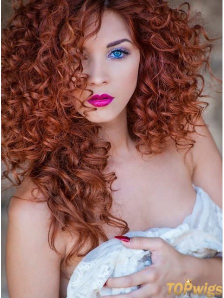 16 inch Long Curly Cropped Synthetic Lace Wig UK