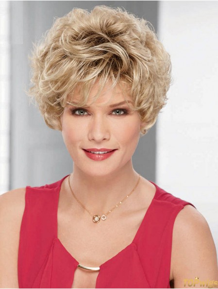 Synthetic Wigs Cheap With Capless Curly Style Layered Cut