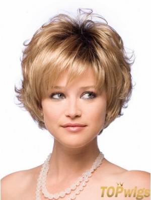 Synthetic Hair Wigs UK With Capless Short Length