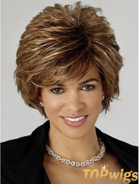 Wavy Brown Cheapest Short Classic Wigs