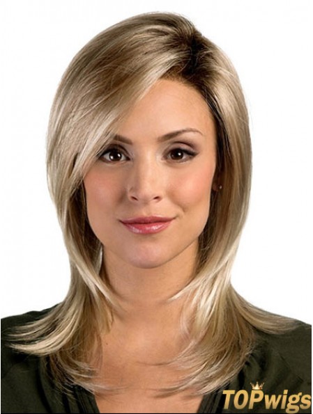 Good Synthetic Wigs UK With Capless Shoulder Length Straight Style