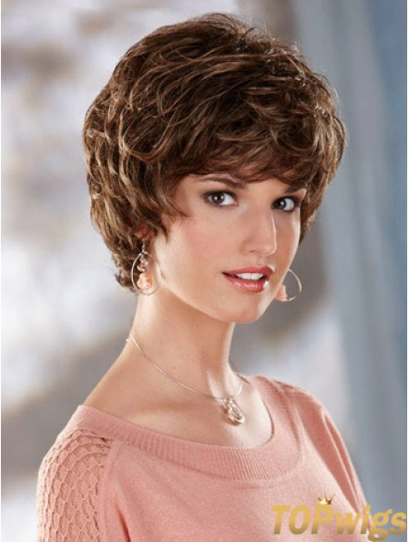 Wavy Brown Online Short Classic Wigs