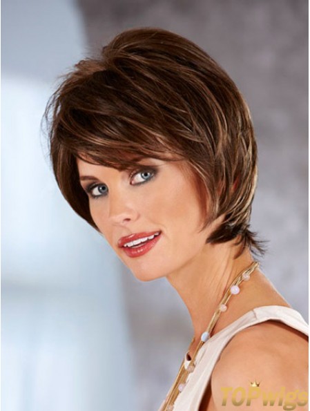 Straight Auburn Beautiful Chin Length Classic Wigs