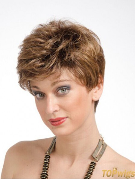 Online 6 inch Straight Auburn Boycuts Short Wigs