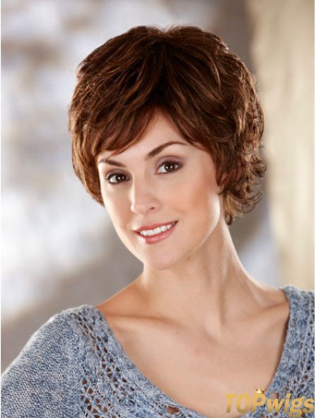 Wavy Brown Amazing Short Classic Wigs