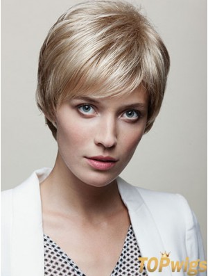 Straight Boycuts 6 inch Fashionable Short Wigs