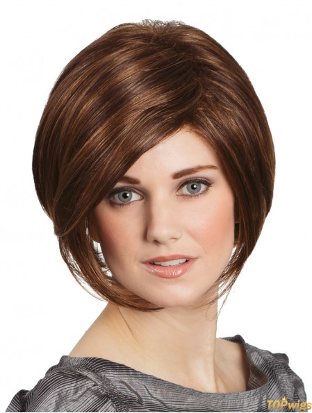 Auburn Straight 10 inch Lace Front Wigs Bob