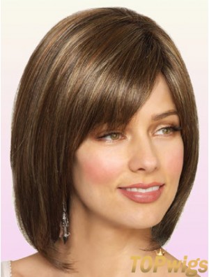 Women Synthetic Wigs Bob Style Chin Length