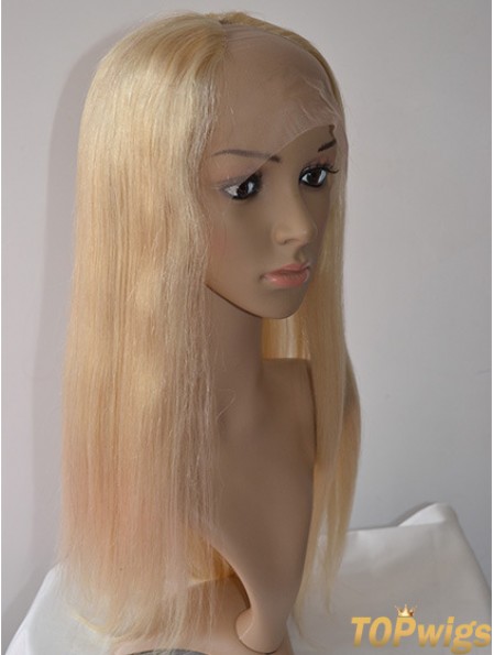 20 inch Lace Front Straight Blonde Gorgeous U Part Wigs